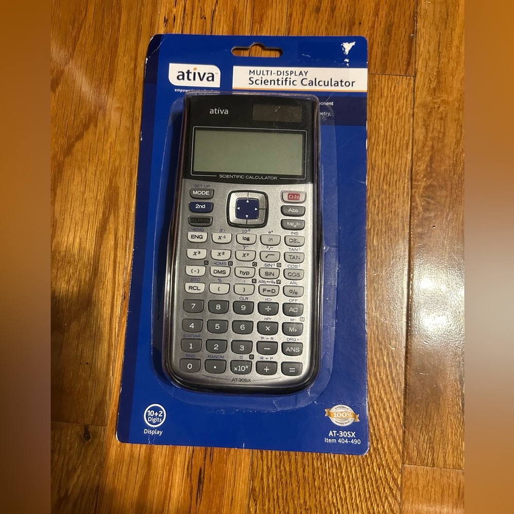 NWT scientific calculator. Multi display and functions.